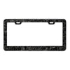 Forged Carbon Fiber License Plate Frame Pur Carbon