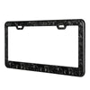 Forged Carbon License Plate Pur Carbon Fiber