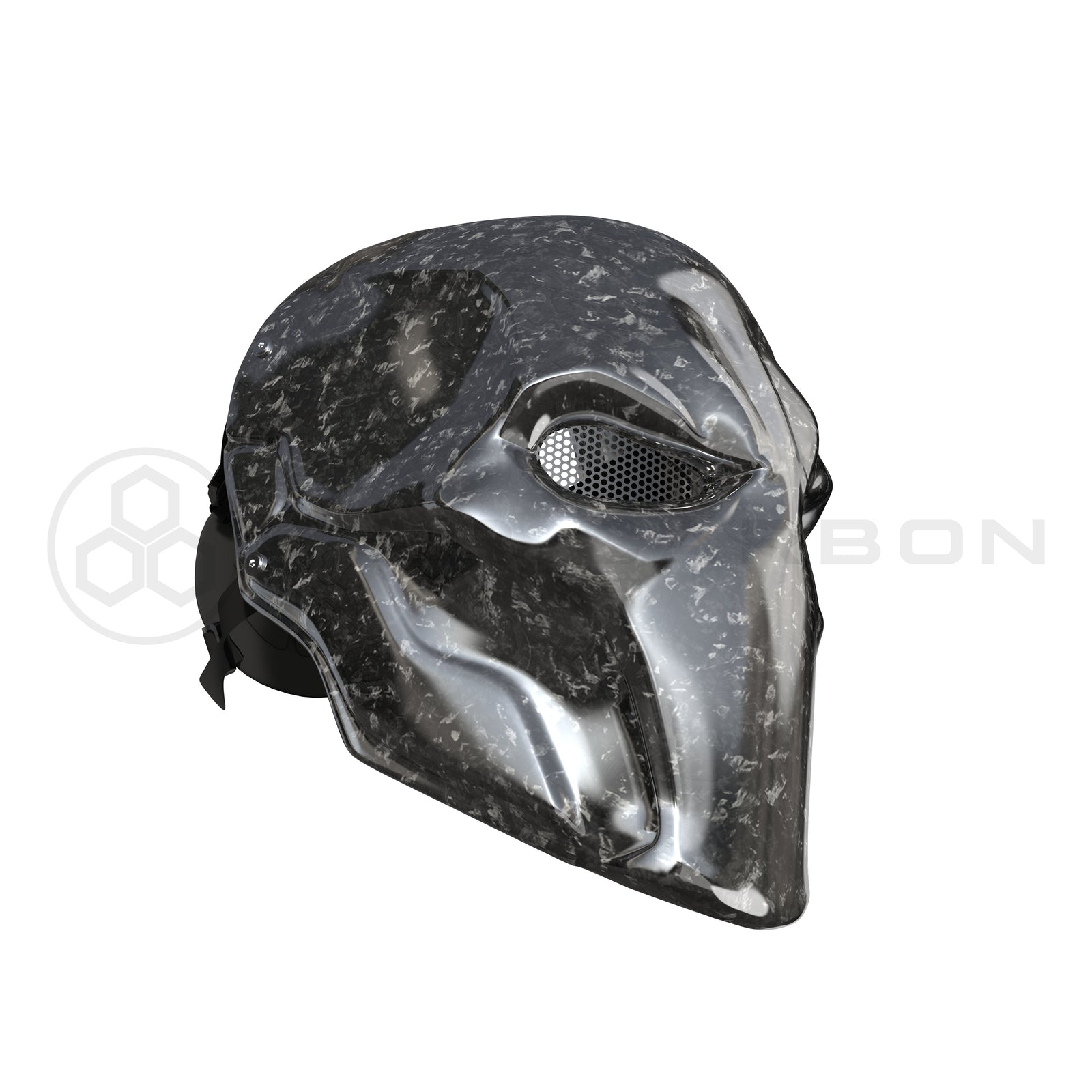 Deathstroke Mask Real Forged Carbon Fiber deathstroke Pur Carbon forgedcarbon 